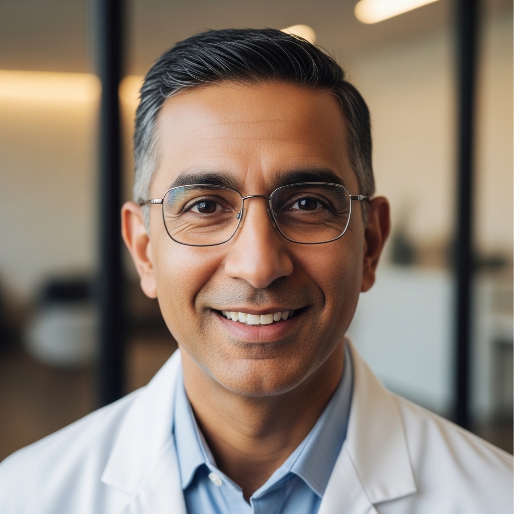 Male nephrologist, kidney specialist.